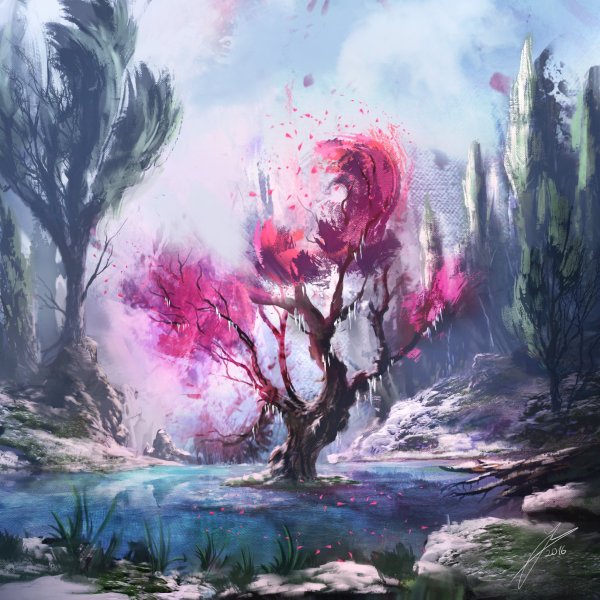 Мрачные пейзажи фэнтези