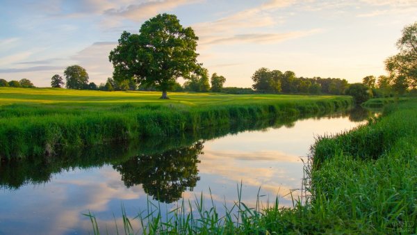 Многоплановый пейзаж фото