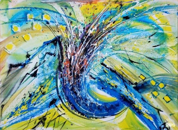 Алена Островская интуитивная живопись