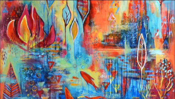 Марианна Очира интуитивная живопись