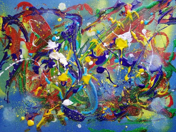 Яркая интуитивная живопись