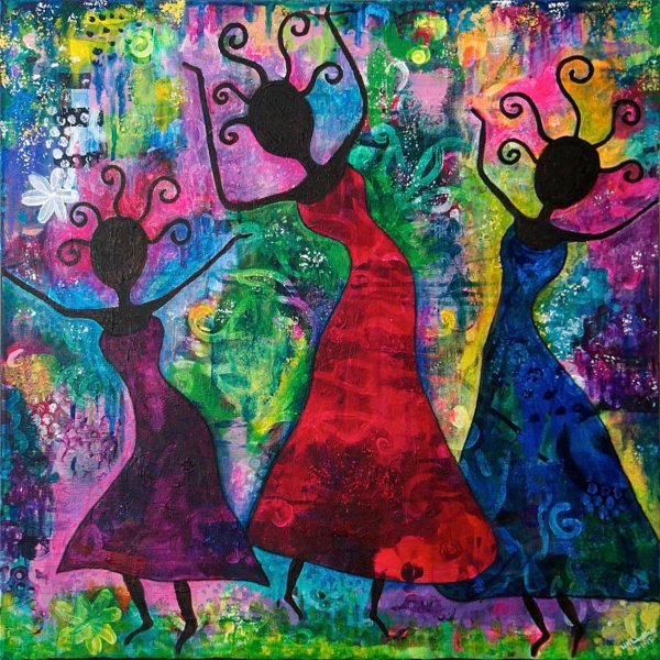 Флора Боули интуитивная живопись