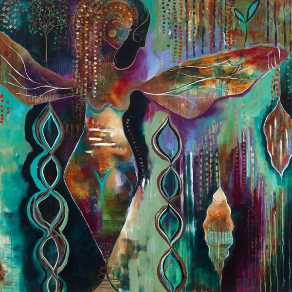 Флора Боули интуитивная живопись