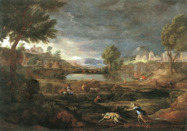 Никола Пуссен Орфей и Эвридика