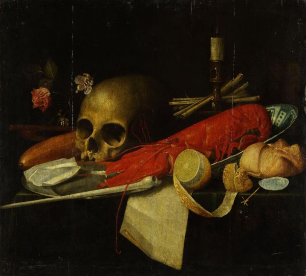 Голландский натюрморт 17 века Vanitas