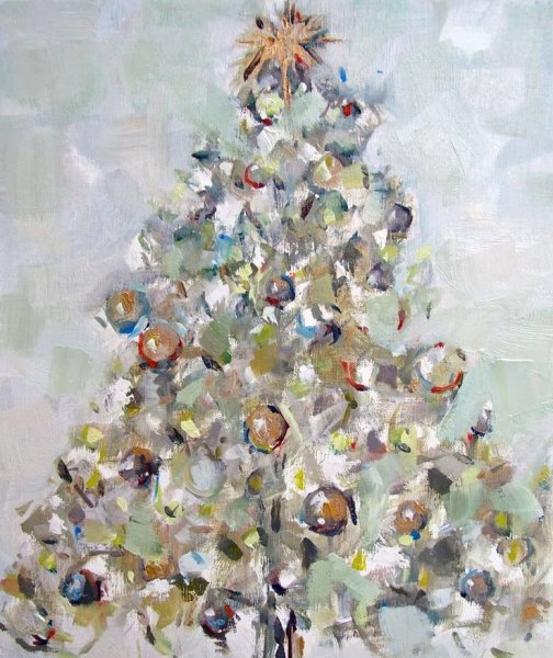 Подготовка к Рождеству.Сергей Васильевич Досекин 1896 г.