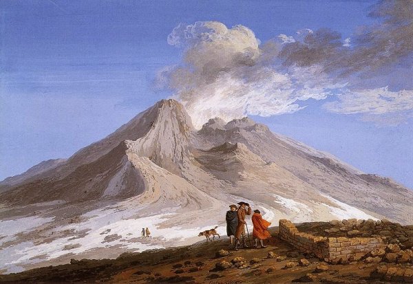 Картина Геккерта вид Этны