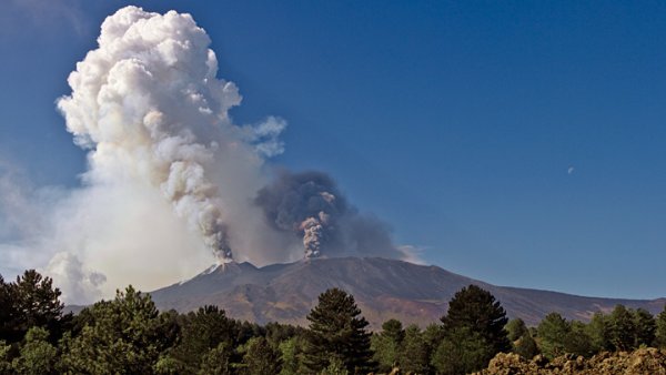 Знаменитые картины с вулканом Этна