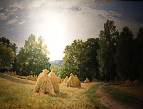 Шишкин. «Вид в окрестностях Дюссельдорфа». 1865 Г.