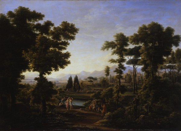 Итальянский пейзаж Матвеев 1806