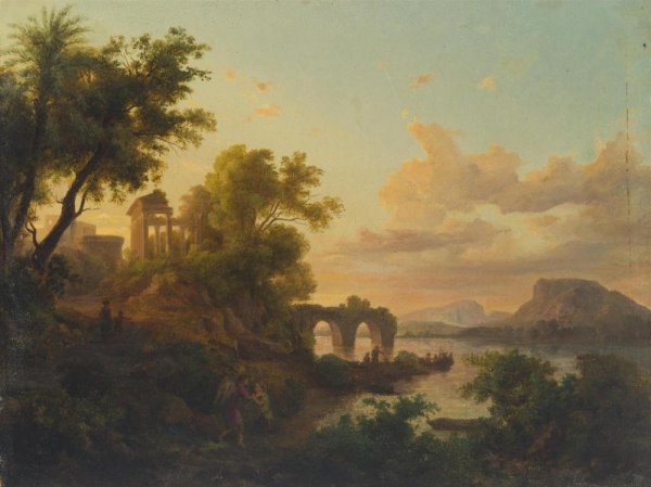 Итальянский пейзаж Матвеев 1806