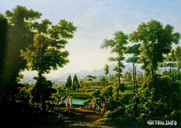 Итальянский пейзаж Матвеев 1806