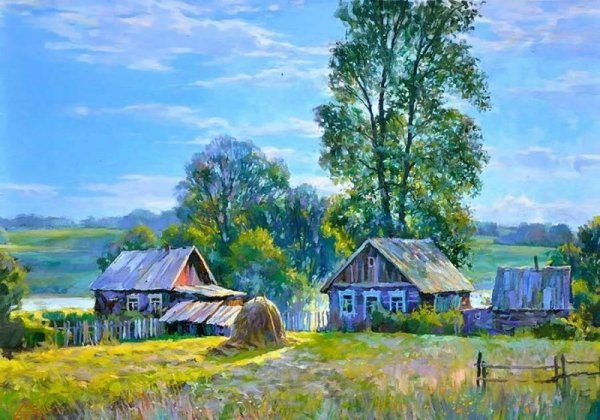 Катина Олег Пятин сельский пейзаж