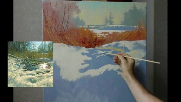 Поэтапная живопись маслом портрет