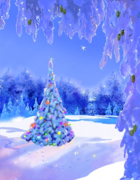 Фон для презентации зима