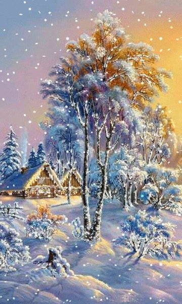 В новогоднем лесу