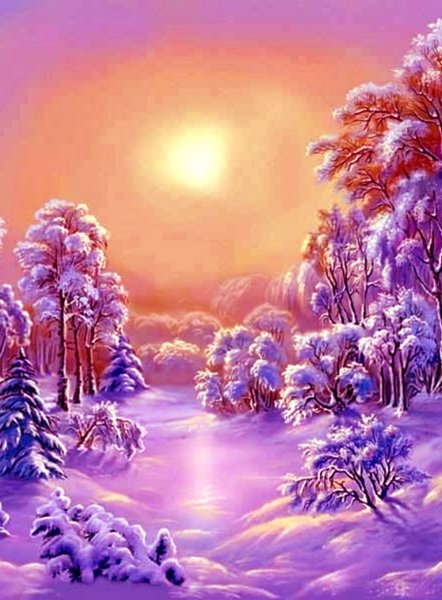 В новогоднем лесу