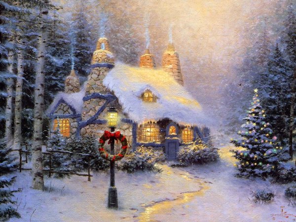 Сказочный зимний лес