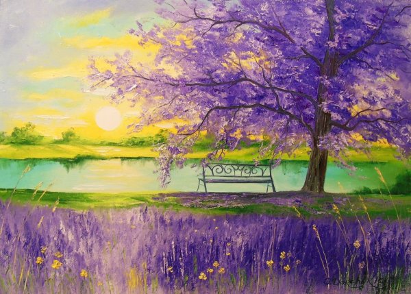 Пейзаж маслом для начинающих