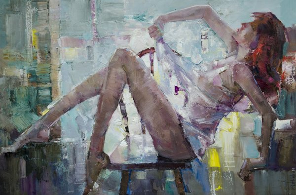 Контражур в живописи натюрморт