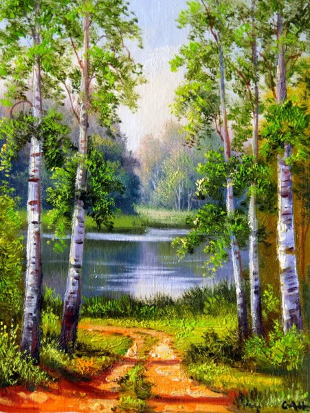 Лето гуашью