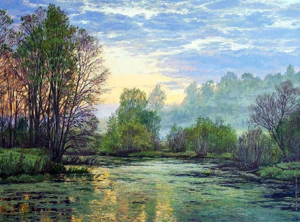 Пейзажи картины Станислав Брусилов