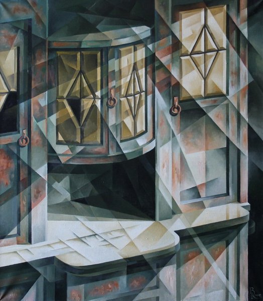 Кубофутуризм картины 20 века