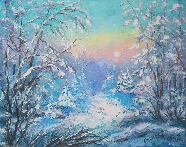 Зимние рисунки