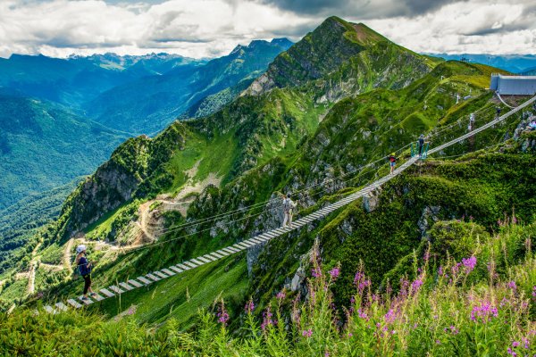 Сочи горы красная Поляна лето