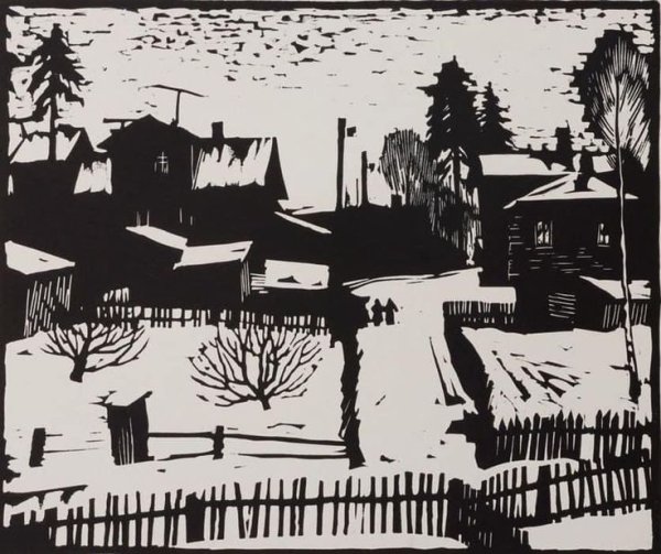 Ушин Андрей Алексеевич линогравюра