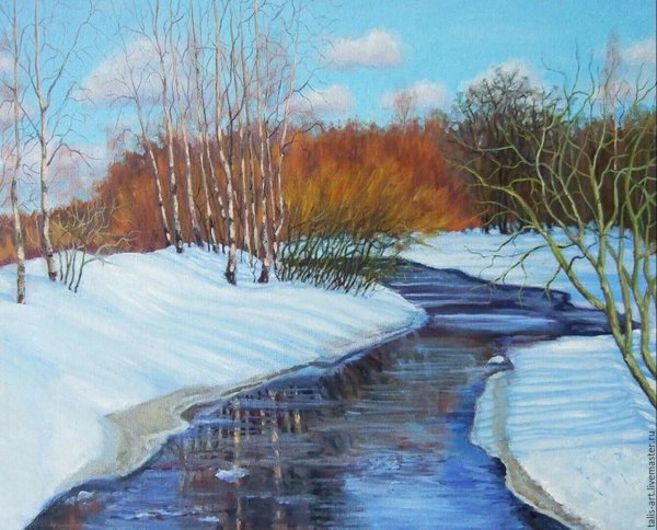 Весенняя Проталинка Левитана