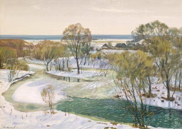 Олег Молчанов картины весенние