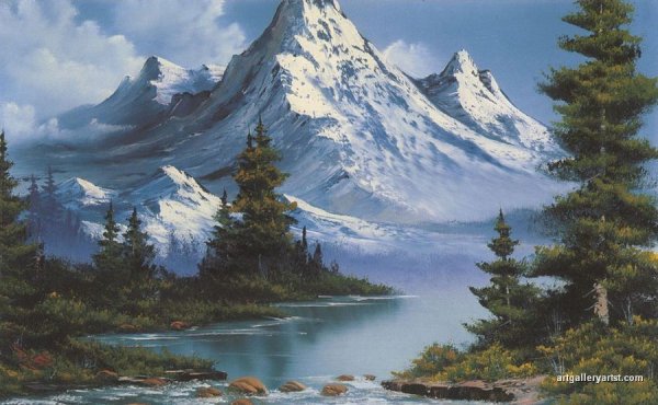 Брэндон Томас художник картины горы