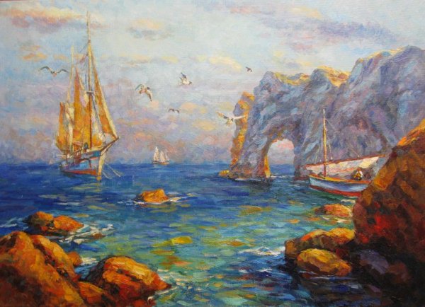 Клод Моне. Морской пейзаж