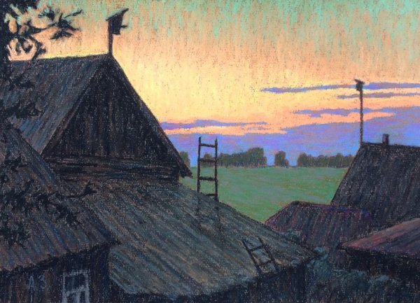 Алексей Зуев картины пастелью