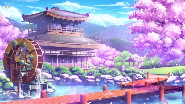 Аниме природа