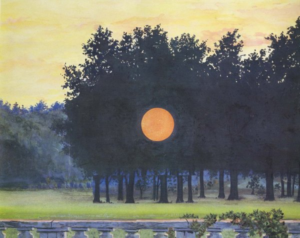 Рене Магритт размышления одинокого прохожего