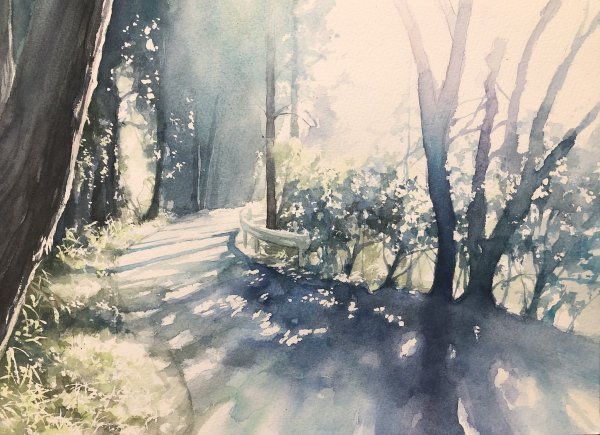 Акварельные пейзажи