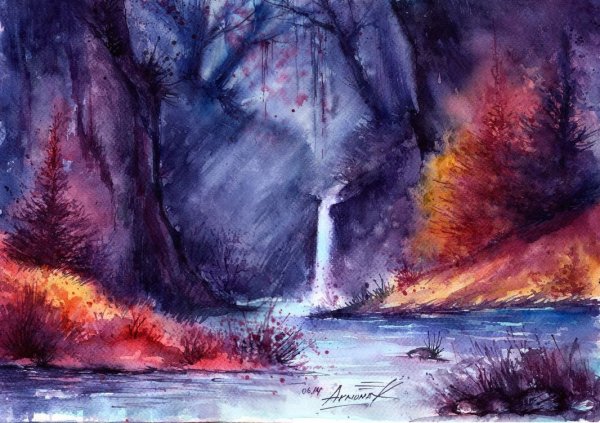 Anna Armona акварель