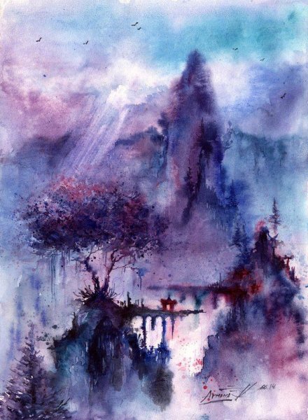 Анна Армона акварель