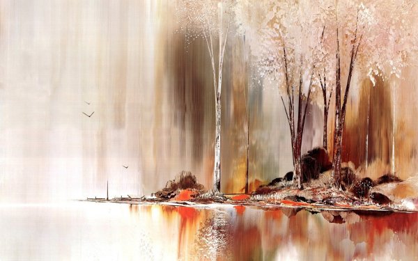 Пейзаж в коричневых тонах