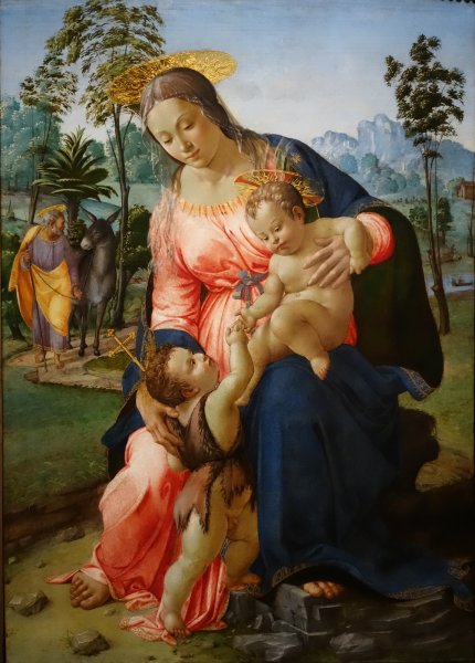 Перуджино видение Святого Бернарда