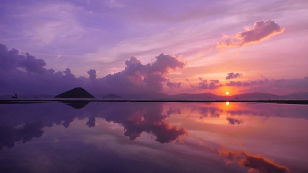 Лиловый закат