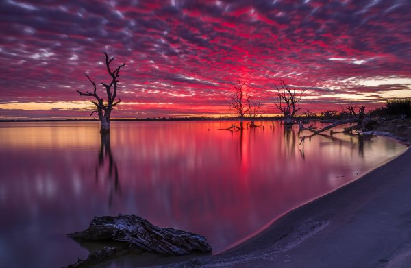 Пейзаж закат