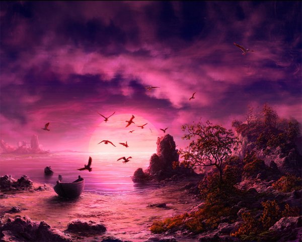 Фэнтези пейзажи