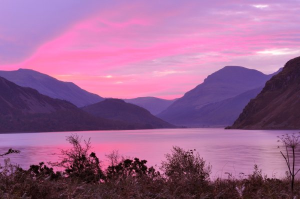 Розовые горы