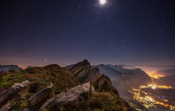 Вечер в горах