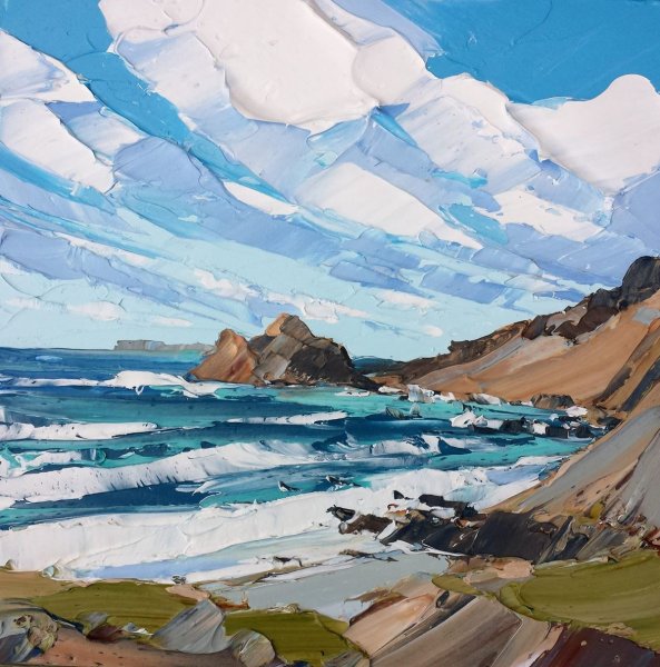 Мастихин пейзаж Мэтью Сноуден