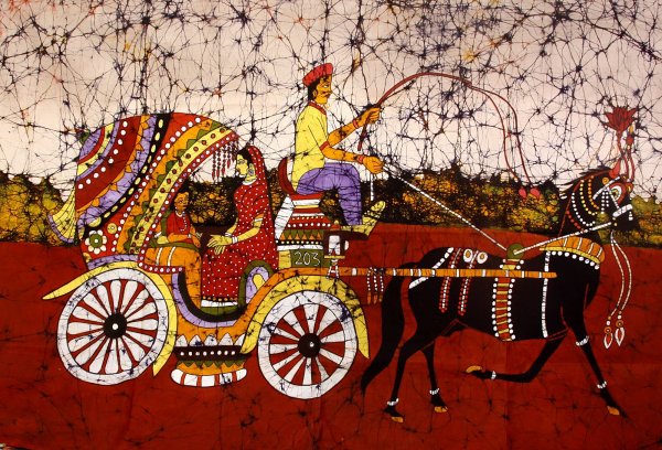 Древний батик Индии