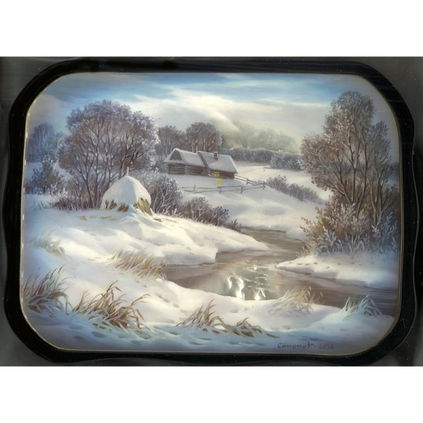 Шкатулка художественная Артель Федоскино